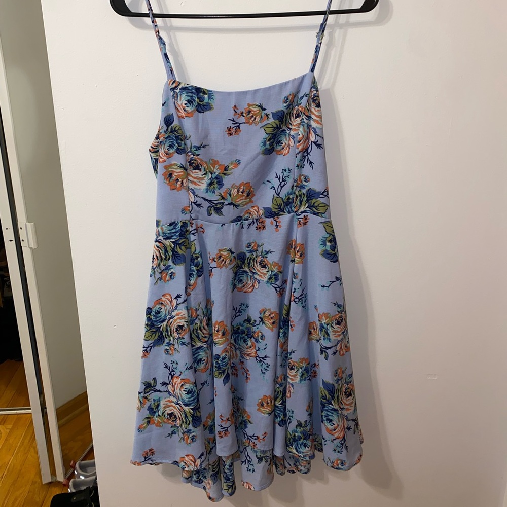 Blue Floral Dress
